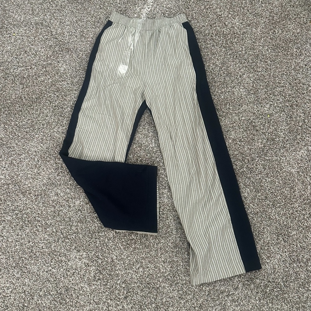 Zara Contrasting Stripped Varsity Pants - Picture 8 of 9